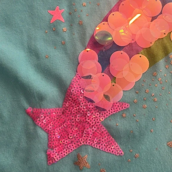 Billieblush rainbow 🌈 star 🌟 shirt - Picture 3 of 4